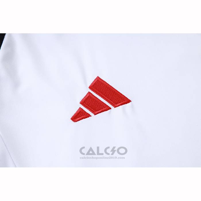 Tuta da Track Flamengo Manica Corta 2025-2026 Bianco - Pantaloncini